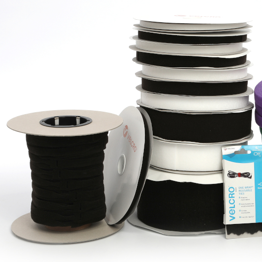 13mm VELCRO® Brand ONE-WRAP® Tape Black. 25m Roll.