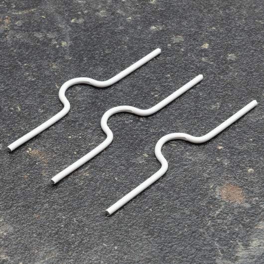 Calendar Hangers 70mm White. Pack of 100.