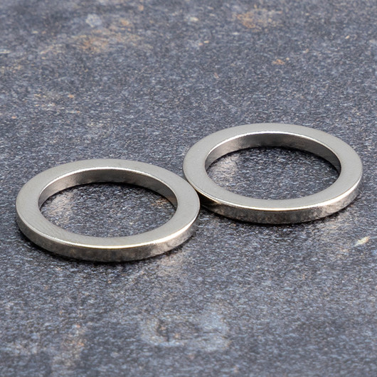 Neodymium Ring Magnets 20mm Inner diameter 15mm.  Pack of 10.