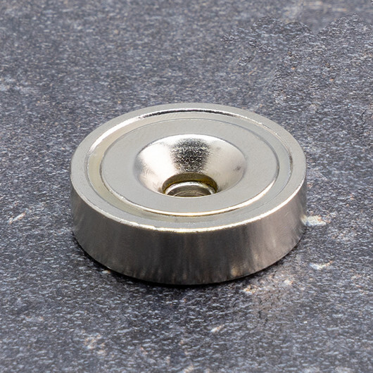 Neodymium Pot Magnets Countersunk 16mm. 38SH