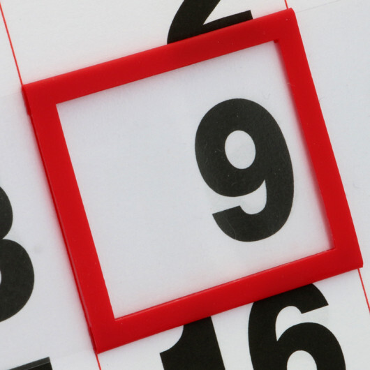 Calendar Date Indicators, E3. 20 x 28mm. 300mm